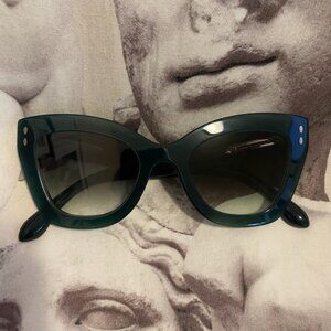 Isabel marant green cat eye sunglasses IM 0050/G/S 1ED/9K